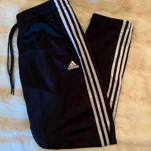 Adidas Trio Pants size L (LARGE) EUC-ONLY WORN TWICE-zipper ankles